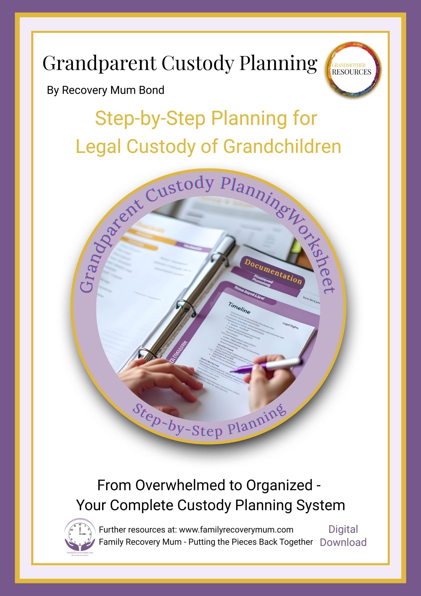Grandparent Custody Planning Worksheet